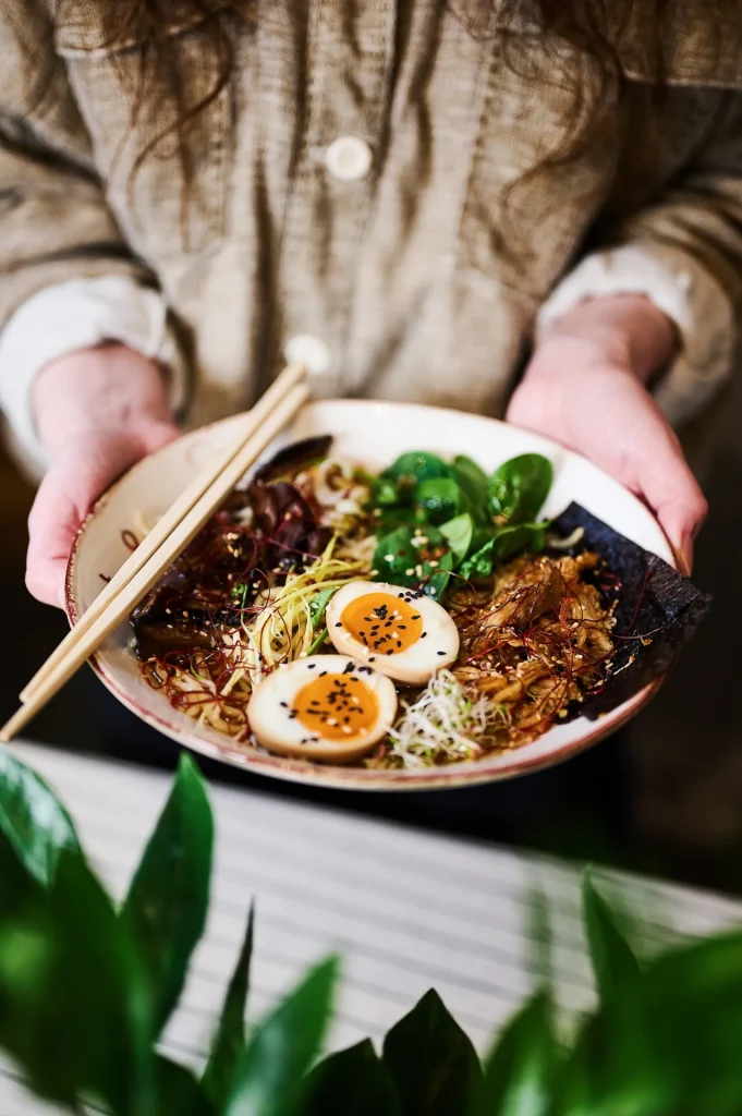 Bol ramen oeufs mollets