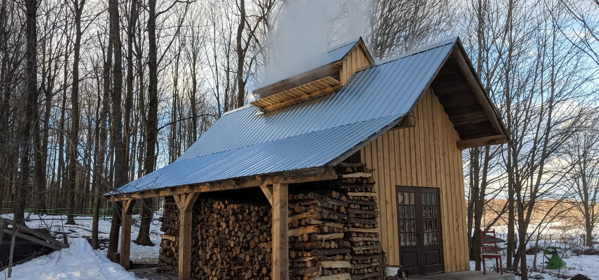 Cabane a sucre temps des sucres