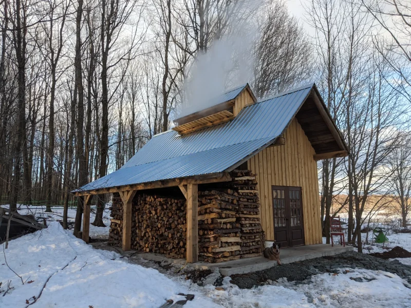 Cabane a sucre temps des sucres