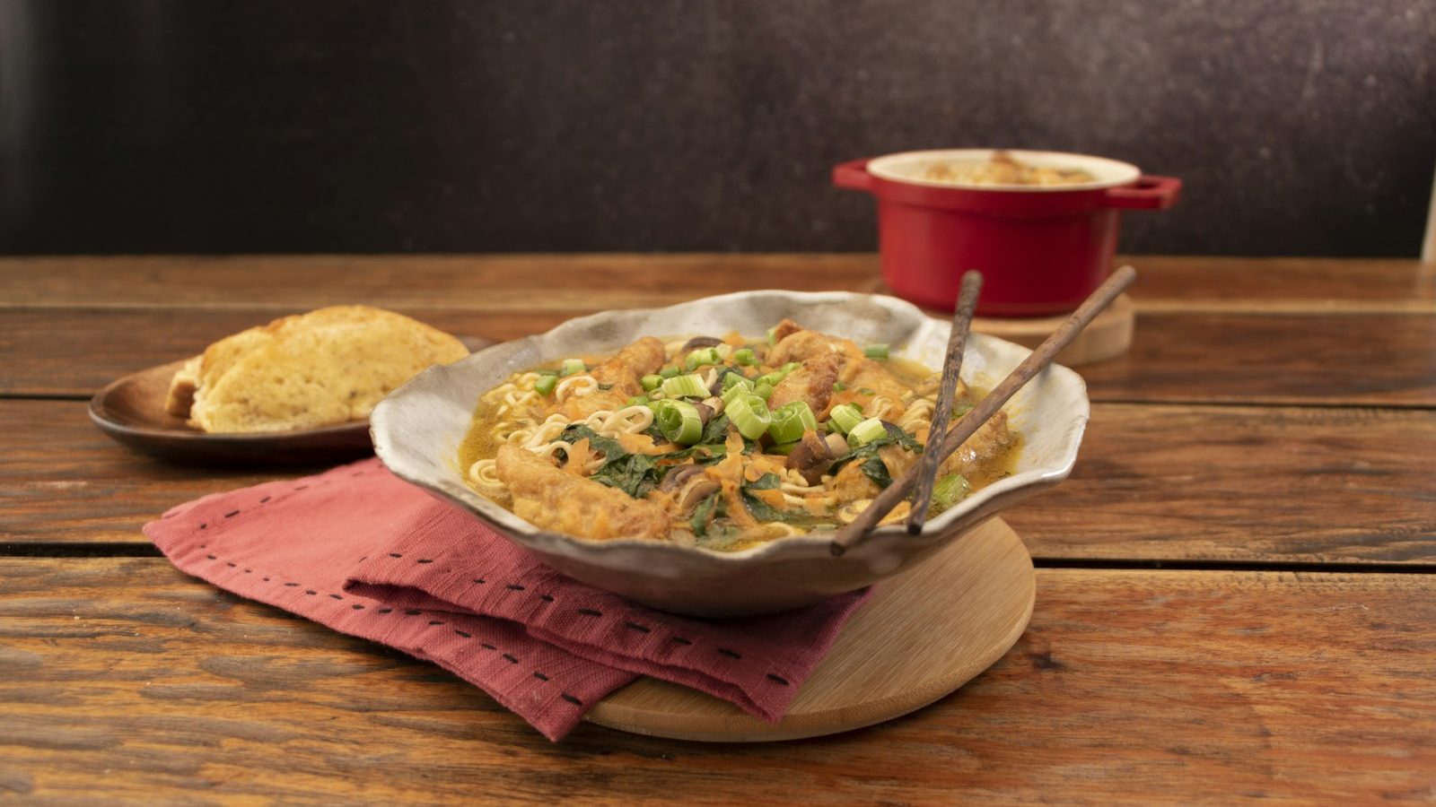 Creamy chicken stew pot