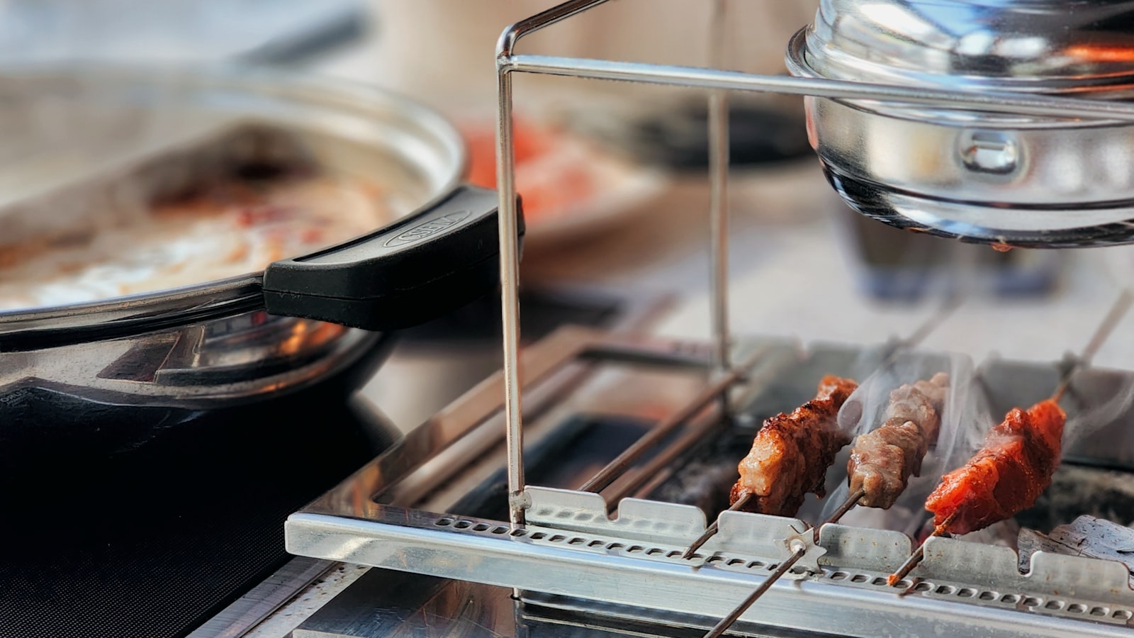 Grilled lamb skewers unsplash