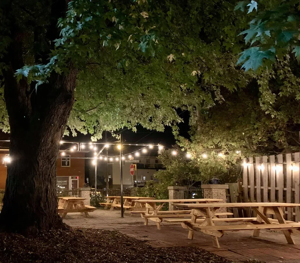 Microbrasserie ardoise terrasse