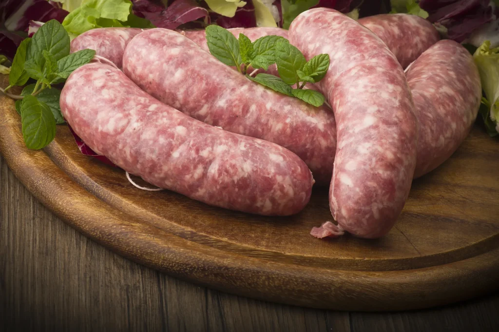Saucisses porc fermier fraiches