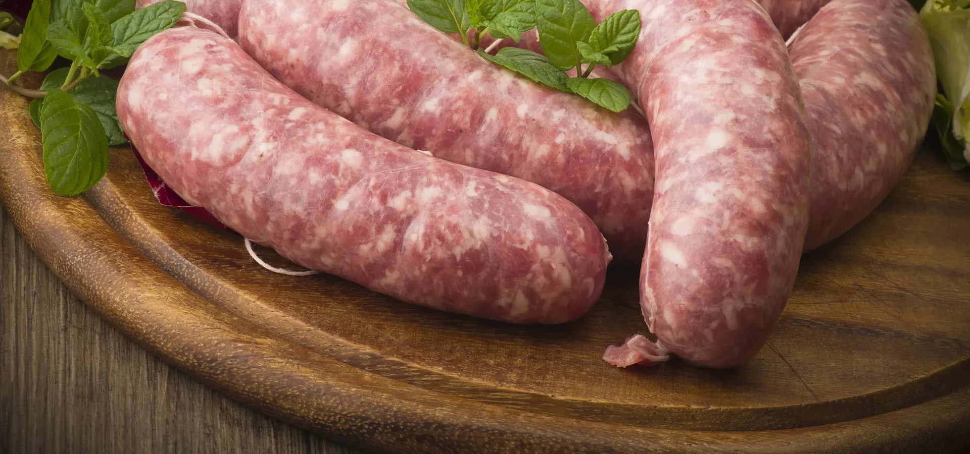 Saucisses porc fermier fraiches