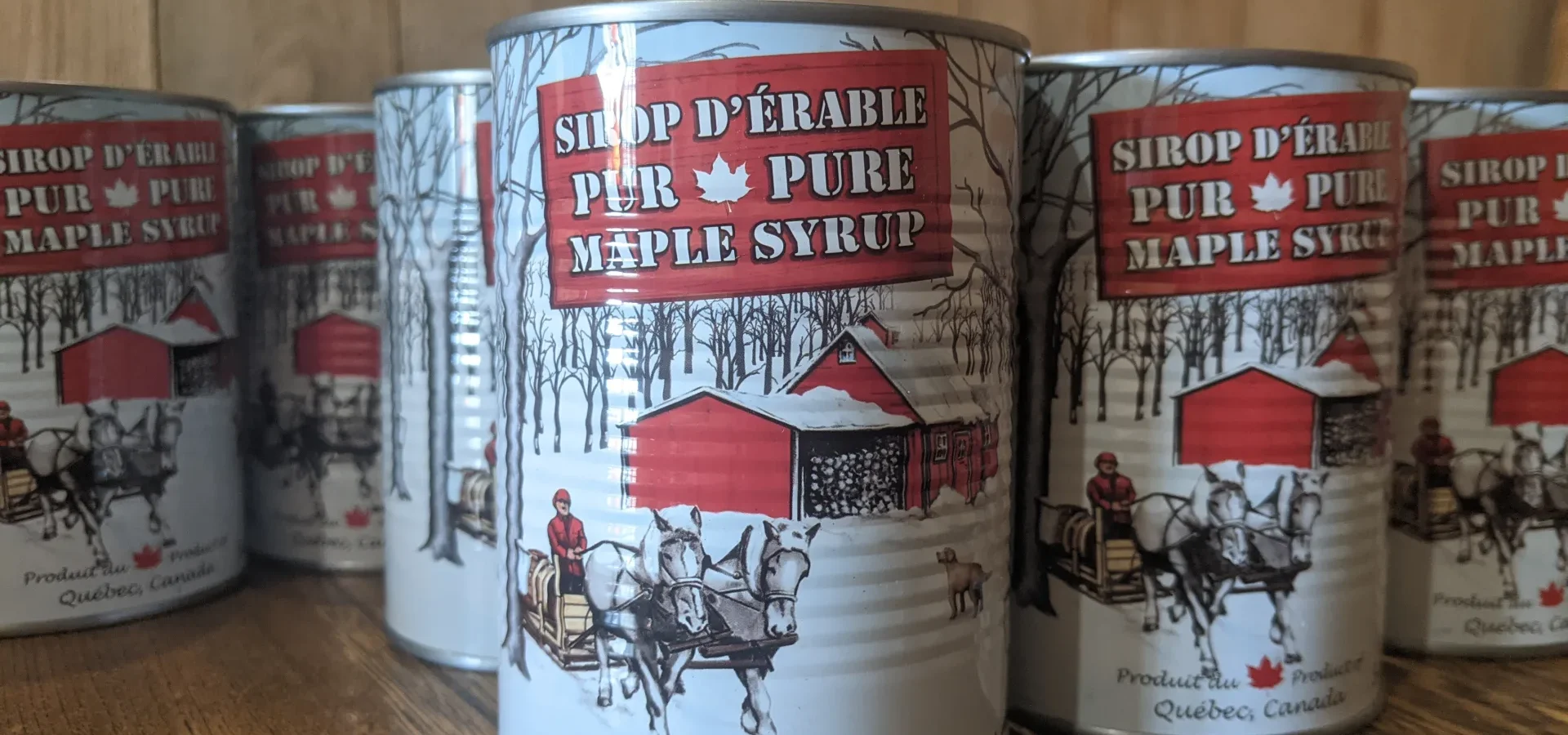 Sirop erable pur conserve quebec